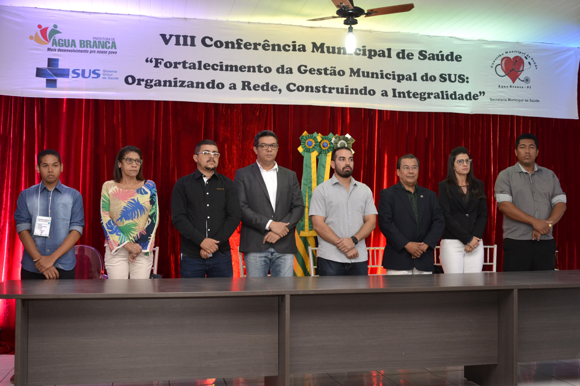 Prefeitura de Água Branca realiza VIII Conferência Municipal de Saúde