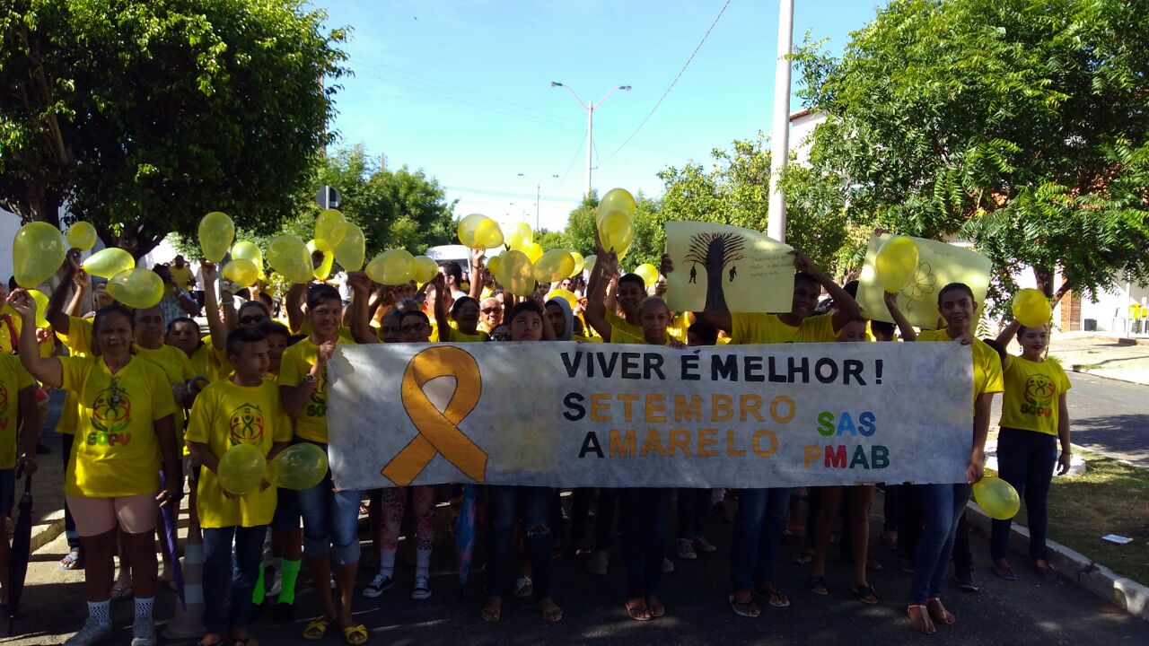 Setembro Amarelo: Prefeitura de Água Branca realiza Caminhada pela Valorização da Vida