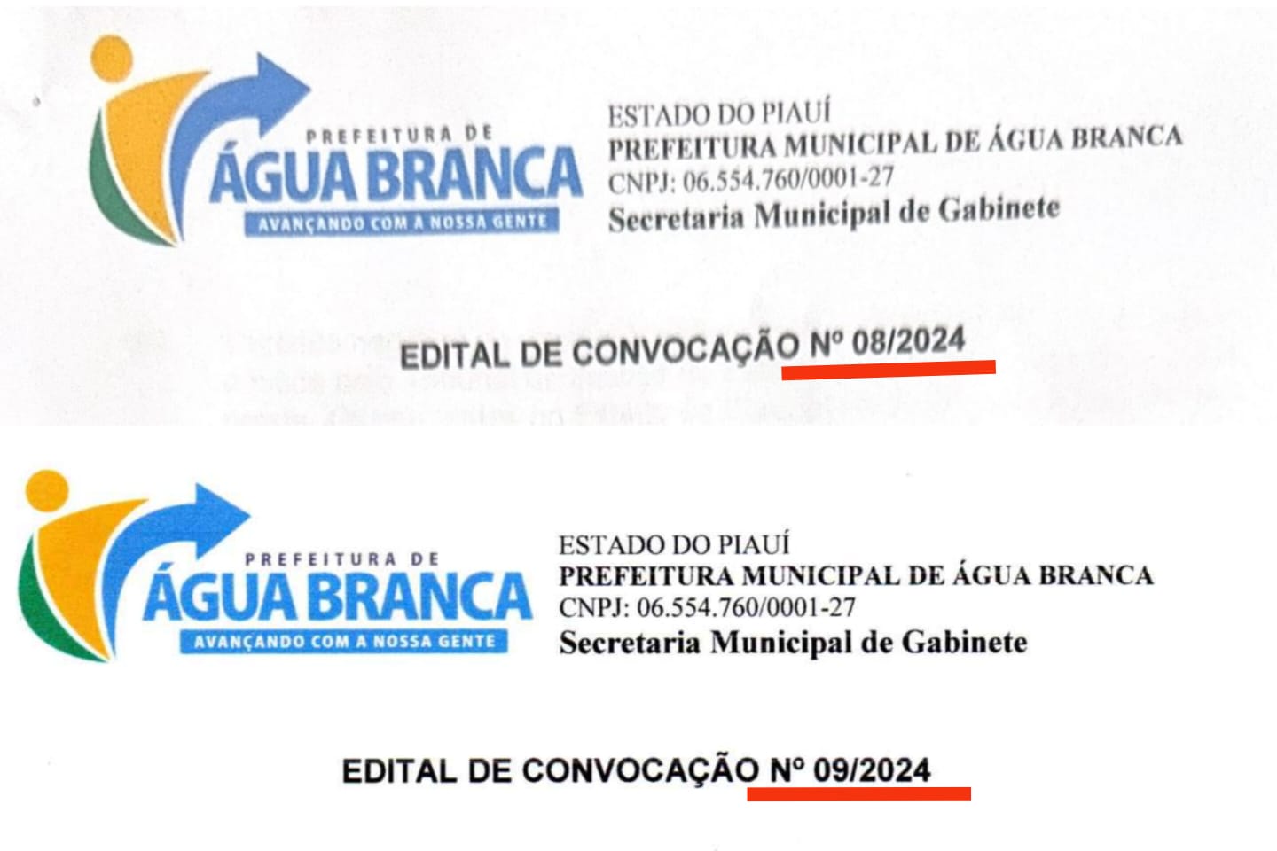Prefeitura de Água Branca convoca 29 aprovados em concurso público